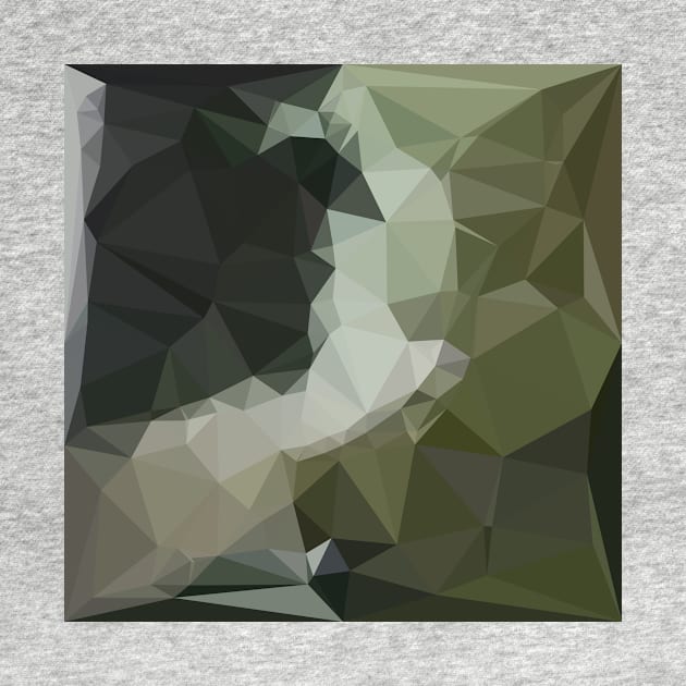 Dark Slate Gray Abstract Low Polygon Background by retrovectors